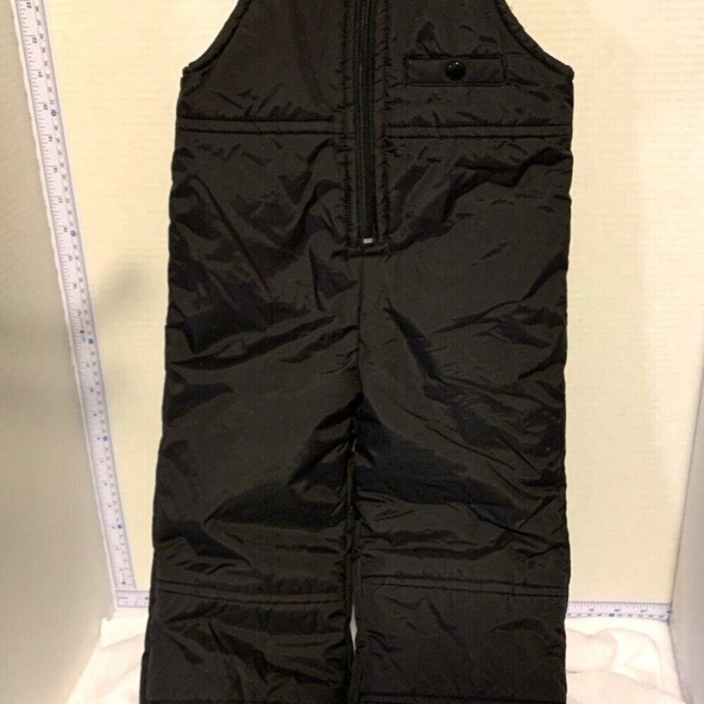 Big Chill Outerwear Boys' Girls' Black Bib Snowpants Size 4T